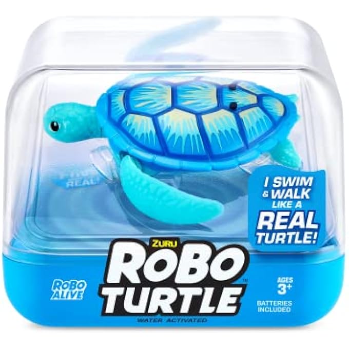 rayihni ZURU ROBO TURTLE ROBOTIC SWIMMING TURTLE 7192 - Image 3